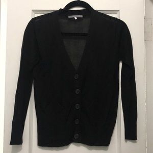 Tegan Fitted Black Cardigan, Size S